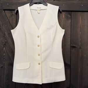 Vintage Cream/ Off White Vest for Women
